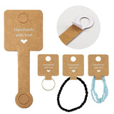 50pcs Self-adhesive Jewelry Package for Necklace Bracelet Ring with Love Sticker