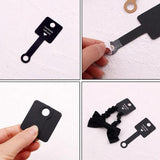50pcs Self-adhesive Jewelry Package for Necklace Bracelet Ring with Love Sticker
