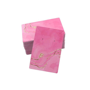 20Pcs 6x9cm Necklace Display Card Abstract Style For DIY Jewelry Sales