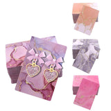 20Pcs 6x9cm Necklace Display Card Abstract Style For DIY Jewelry Sales