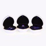 Heart LED Light Jewelry Box Necklace Holder Engagement