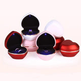 Heart LED Light Jewelry Box Necklace Holder Engagement