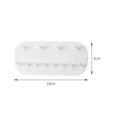 Wall Mount Jewelry Display Rack Hooks Necklace Bracelet Earring Ring Holder