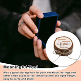 Personalized Wood Slice Wedding Ring Box Holder