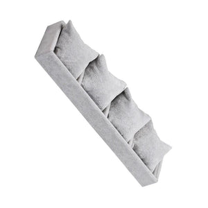 Jewelry Tray Stand Ring Flat Collect Flannelette Pullet Display Storage