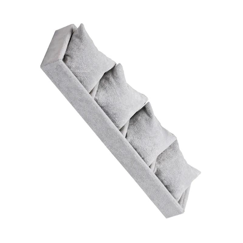 Jewelry Tray Stand Ring Flat Collect Flannelette Pullet Display Storage