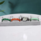 Jewelry Tray Stand Ring Flat Collect Flannelette Pullet Display Storage