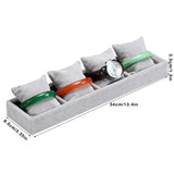 Jewelry Tray Stand Ring Flat Collect Flannelette Pullet Display Storage