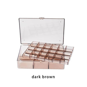 Jewelry Storage Box Dual Layer Earrings Jewellery Case Container