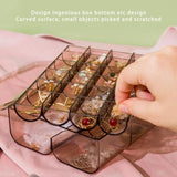 Jewelry Storage Box Dual Layer Earrings Jewellery Case Container
