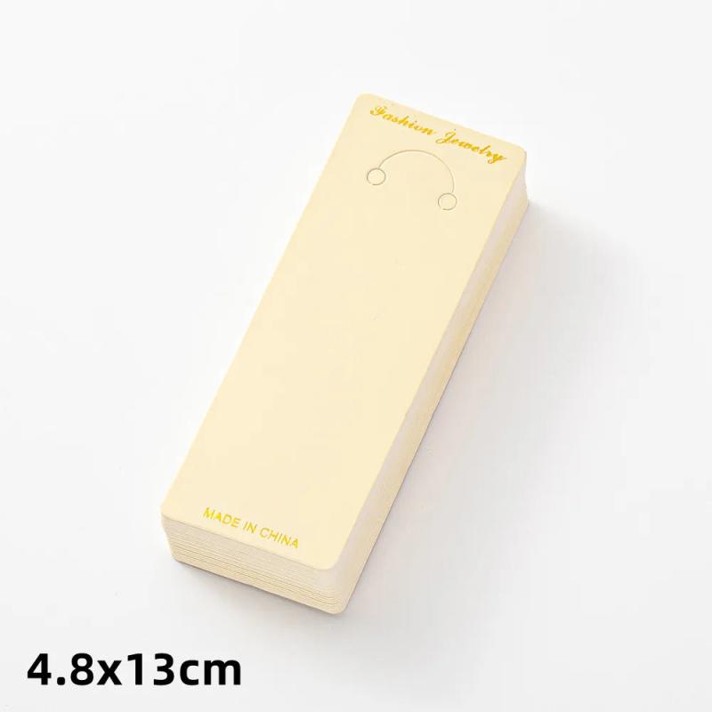 50pcs Paper Keychain Display Stand Cards for Small Businesses