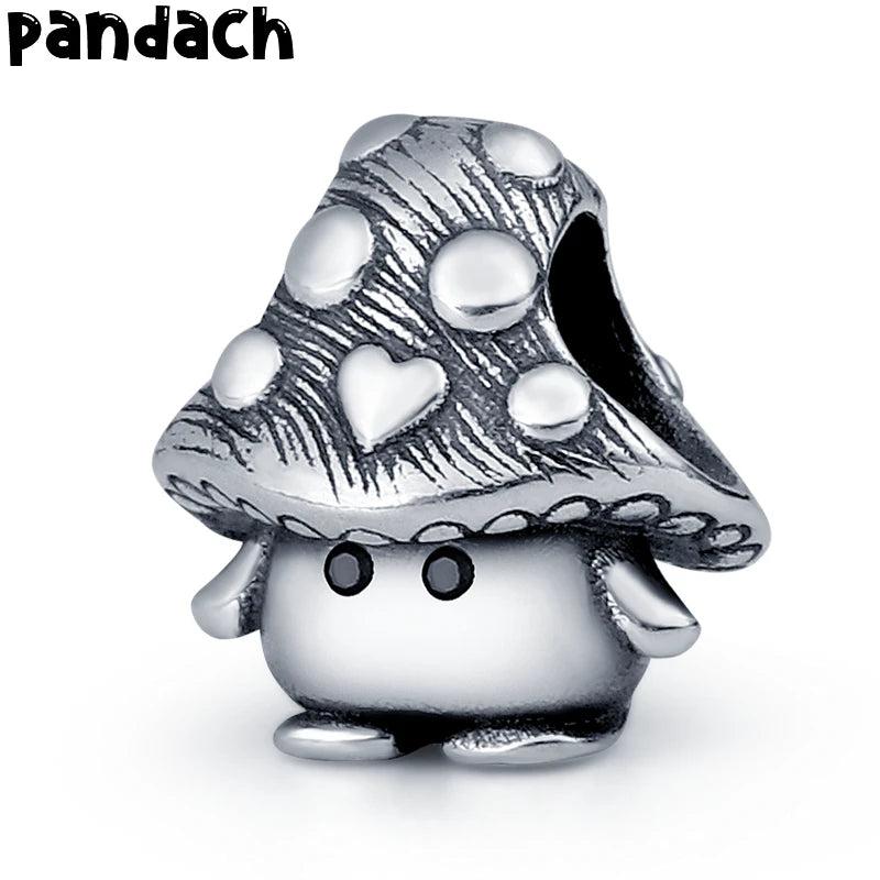 925 Silver Plata Charms for Bracelet DIY Jewelry Women Kitty Owl Pendant