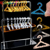 8Pcs Acrylic Clear Coat Hanger Earrings Jewelry Display