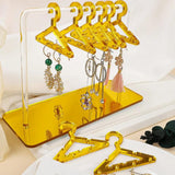 8Pcs Acrylic Clear Coat Hanger Earrings Jewelry Display