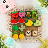 Mini Fruit Cactus Silicone Beads Jewelry Making Bulk DIY Accessories