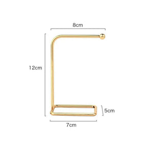 High Jewelry Organizer Shelf Metal Earring Storage Rack