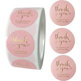 100-500pcs Small Business Thank You Stickers 1inch Gift Sealing Decor