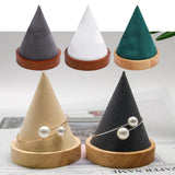 Wood Bangle Holder Bracelet Wristband Display Stand Jewelry Pendant Storage Rack