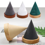 Wood Bangle Holder Bracelet Wristband Display Stand Jewelry Pendant Storage Rack