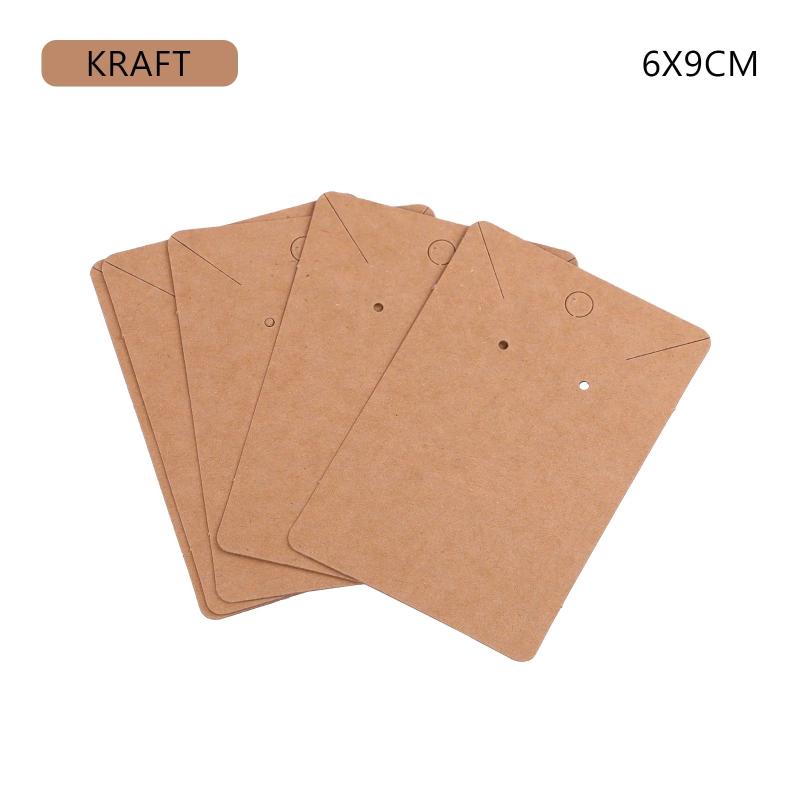 50pcs Jewelry Display Cards for Earrings Necklaces Packaging
