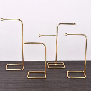 Metal Earring Storage Rack Jewelry Organizer Holder Necklace Display Stand