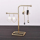 Metal Earring Storage Rack Jewelry Organizer Holder Necklace Display Stand