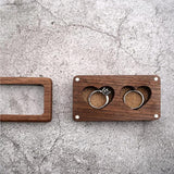 Wooden Ring Organizer Jewelry Container Display Box