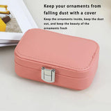 Double Layers Jewellery Case Earrings Holders Decoration Dressing Table
