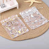 50pcs Love Heart Organza Bags Wedding Candy Gift Pouches
