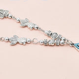 Vintage Beads Carved Charms Hair Jewelry Bohemian Ethnic Tassels Hairbands