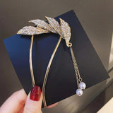 Feather Tassel Hairpin for Women Fairy Headdress