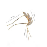 Feather Tassel Hairpin for Women Fairy Headdress