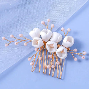 Fairy Hair Combs and Flower Clips for Women
