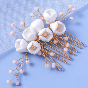 Fairy Hair Combs and Flower Clips for Women