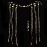Vintage Rhombus Hair Crown Chinese Style Rhinestone Hairband Tassel Tiara