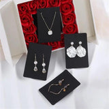 50pcs Jewelry Display Cards Self-Seal Bags Earring Necklace Organizer Box