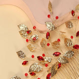 Metal Leaves Hair Combs Clips for Brides