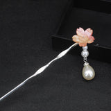 Pearl Hairpins Copper Barrette Clip Wedding Bridal Hair Jewelry
