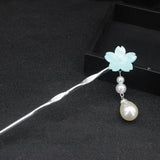 Pearl Hairpins Copper Barrette Clip Wedding Bridal Hair Jewelry