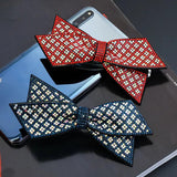 Crystal Bow Hairpin Clips Rhinestone Barrettes Hairgrips for Women