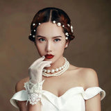 U-shaped Pearl Bride Hairpins Hair Clips Wedding Simulated Pearl Hairstyle Tools