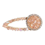 Acrylic Rhinestone Round Sweet Hair Pins Wedding Hair Clip HC019