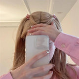 Sweet Flower Rhinestone Pearl HairClip Women Princess Hairstyle