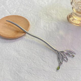 Chinese Style Flower Shaped Hairpin Metal Headdress