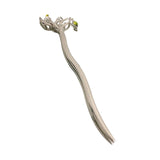 Chinese Style Flower Shaped Hairpin Metal Headdress