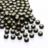 7mm Acrylic Beads Love Heart Round Flat Spacer Seed Beads