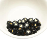 7mm Acrylic Beads Love Heart Round Flat Spacer Seed Beads