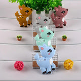Kovict Silicone Pendants Colorful Cartoon Animal BPA For Jewelry Making