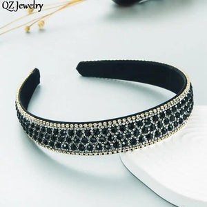 Multicolor Crystal Hair Hoop for Women Girls Party