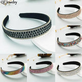Multicolor Crystal Hair Hoop for Women Girls Party